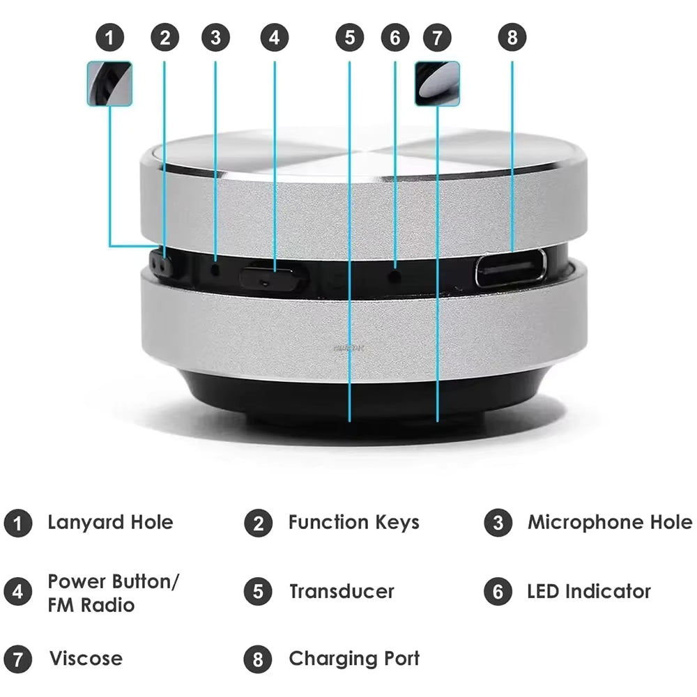 MagnetBeat - Mini Bluetooth Lautsprecher