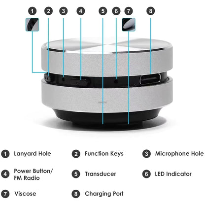 MagnetBeat - Mini Bluetooth Lautsprecher